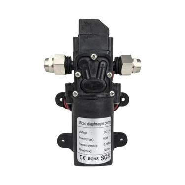 Imagem de Mini Bomba Elétrica De Diafragma De Alta Pressão 120PSI 60W 5L/min Par
