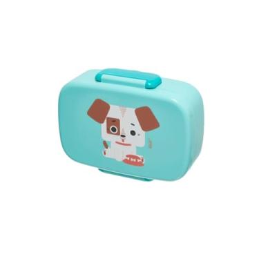 Imagem de Lancheira Infantil Bento Box Resistente Com Divisórias Marmita Pote Hermético À Vácuo Com Travas Antivazamento Com Vedação Lanche Do Bebê Escolar Theo Kouiii