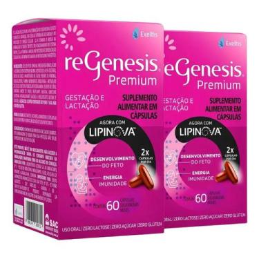 Imagem de Regenesis Premium 120 Cápsulas  Suplemento para Gestantes com Ômega3 D