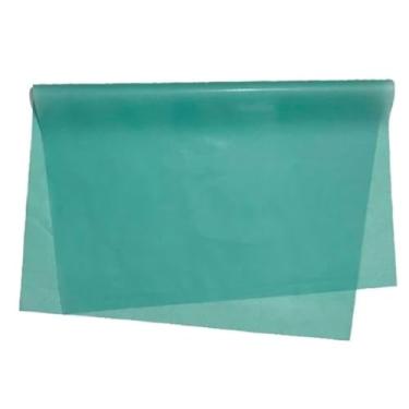 Imagem de Papel de seda 100 folhas, colorido 17,5 x 25 cm - Embalagem de roupas, embalagem de pipas (Tiffany Escuro)