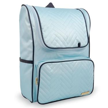 Imagem de Mochila Maternidade Deluxe Baby Azul Claro