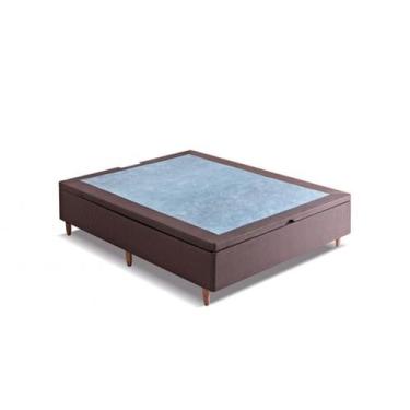 Imagem de Box Casal Com Sommier Kappesberg BAU009 138x188cm - Marrom