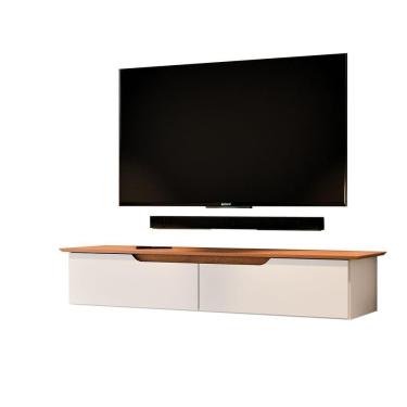 Imagem de Rack Suspenso Eros Off White Com Freijo