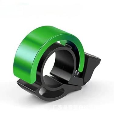Imagem de Campainha de bicicleta com fácil instalação, sino de bicicleta com som alto para entusiastas de ciclismo (verde)