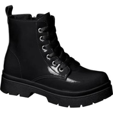 Imagem de Bota Botina Infantil Coturno Menina Juvenil Inverno Leve Tamanho:36;Cor:-Feminino