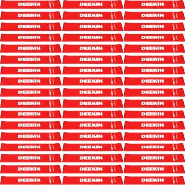 Imagem de Deekin 50 faixas de resistência, laço de resistência, faixas de exercício, equipamento de exercício, anel elástico para mulheres e homens, fitness em casa, academia, ioga (13,6 kg, vermelho)