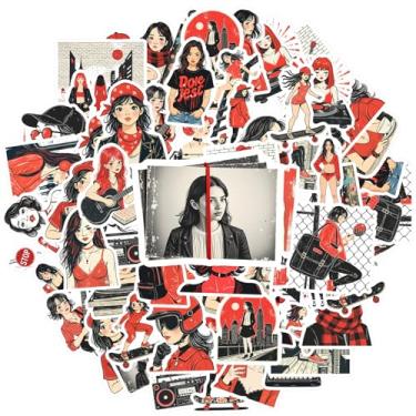 Imagem de 35 peças estilo de vida urbano, moda, música, adesivos, brinquedo, adesivos, decalques modernos de graffiti para notebook, bagagem, copo de celular, faça você mesmo, telefone, guitarra, laptop