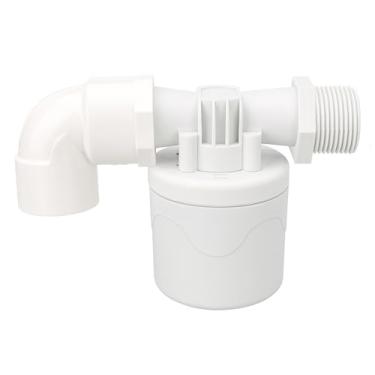 Imagem de Baomain Válvula flutuante de água de 2,5 cm, entrada lateral, montagem interna, contato automático de nível de água para tanque de água, piscinas, tanques de gado, aquicultura, aquários