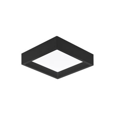 Imagem de Painel De Led Stella Quadrado Deep De Sobrepor Recuado 17w Bivolt Preto 4000k Luz Neutra