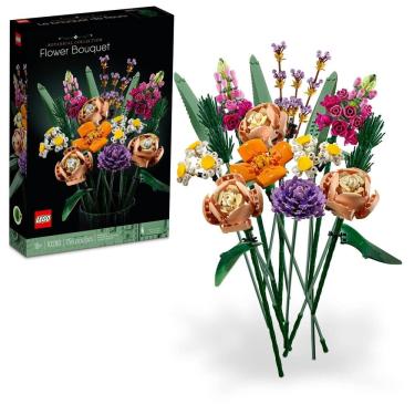 Imagem de Conjunto de decoração de construção LEGO Icons Flower Bouquet 10280