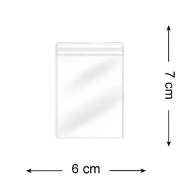 Imagem de 10 Saquinhos Zip Lock Transparente Pvc para Joias - Rei Dos Estojos, 6