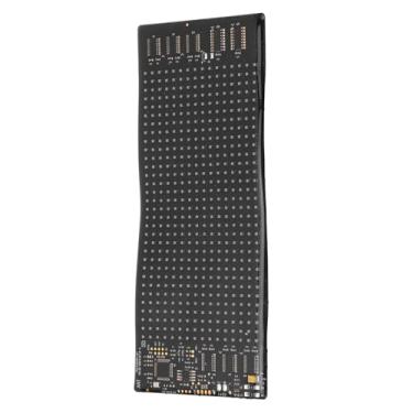Imagem de Hyuduo Painel de Pixel de LED, Display BT RGB Programável Com 512 Contas IP65 à Prova d'água, Sinal de LED Flexível Alimentado por USB para Bares de Festas de Casamento
