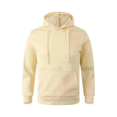 Imagem de Moletom Unissex De Fleece 2023 Casual Esportivo Preto E Branco Minimal