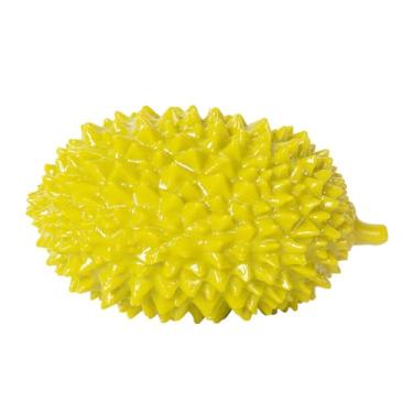 Imagem de ZJchao Durian Dog Squeaky Toys Mordida Interativa Mastigar Brinquedo para Moagem de Dentes e Material de Saúde Oral Pet Playtime