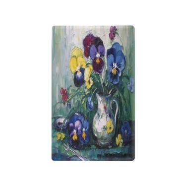 Imagem de Wassud Placa de cobertura de interruptor de luz Nature's Beauty Duplex Outlets Covers Placa de parede decorativa decoração de casa sala de estar quarto