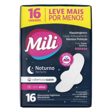 Imagem de Absorvente Mili Noturno com 16