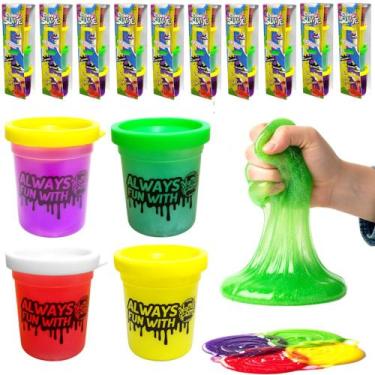 Imagem de 40 Potes Slime Geleca Brinquedo Lembrancinha Festa Infantil - YARA