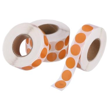 Imagem de PATIKIL 4000 peças de adesivos coloridos de 4 rolos, adesivos circulares de 1,3 cm, etiqueta de codificação de etiqueta de preço para escritório, negócios, quintal, venda de garagem, decoração de casa
