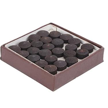 Imagem de KIMISS Kit de Dicas de Taco de Couro Vermelho 50 Tamanhos 12mm para Sinuca e Piscina-dicas de Taco de Bilhar de Qualidade Premium para Jogos de Oito e Nove Bolas