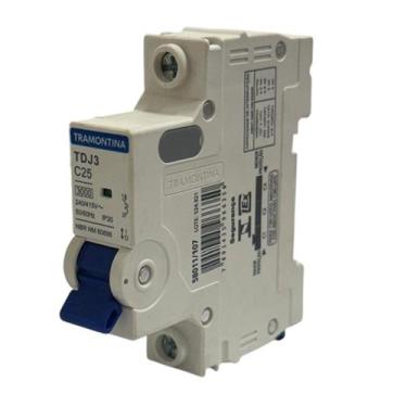 Imagem de Disjuntor unipolar din mini 25a tdj3-1 c25 58011/107 - tramontina