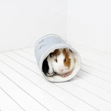 Imagem de Generic Cama de Túnel de Hamster de Desenho Animado Bonito Ninho de Esconderijo Macio e Quente para Hamsters de Coelhos Anões, Brinquedo de Túnel Multiuso, Material de Poliéster de Algodão Premium