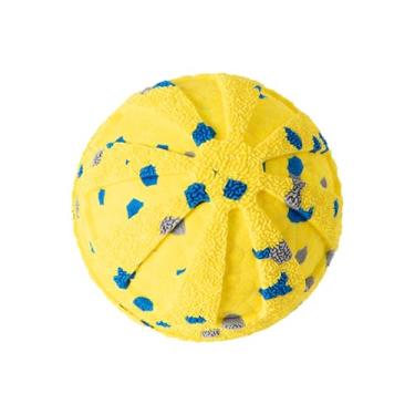 Imagem de Brinquedo para Cachorro Pet ETPU Pipoca Saltitante Giratório Multifuncional Interativo Mordida- Suprimentos Cães Treinam