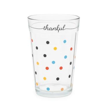 Imagem de Copo 450ml Vidro Mini Dots Decorado Colorido