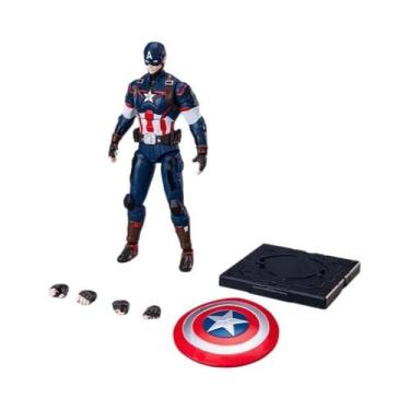 Imagem de Figuras De Ação Marvel Hulk Thanos Capitão América Homem-Aranha Thor H