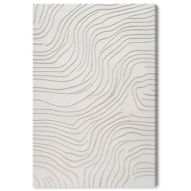 Imagem de Impressão em tela Contour Lines Modern Wall Decor by Art Remedy, Gallery Wrapped, 50 x 76 cm