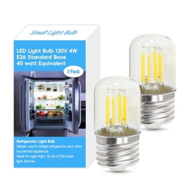 Imagem de Jensense Lâmpada Led Para Geladeira 40W Equivalente Lâmpada Para Geladeira Kei D34L Lâmpada Para Geladeira 5304511738 Lâmpada Para Eletrodoméstico 4W E26 5000K Luz Do Dia Branca Para Freezer, Frigid