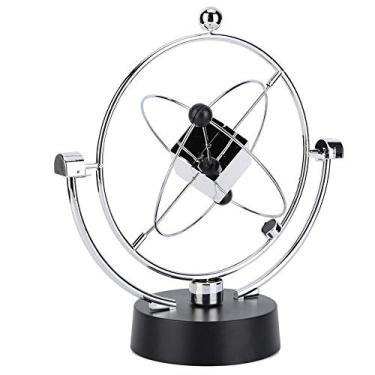 Imagem de GLOGLOW Itens Decorativos de Mesa Artesanato Orbital, Decoração de Mesa de Plástico, Galáxia Em Movimento, Decoração de Escritório e Casa, 8,9 X 5,71 X 9,45 Polegadas, Tema Espacial, Cinética de