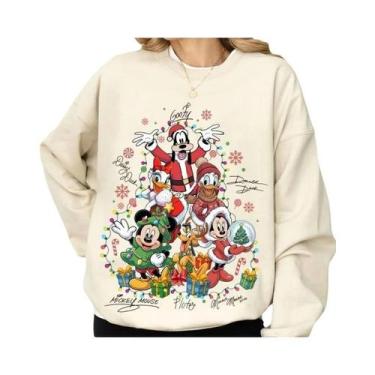 Imagem de Camiseta Unissex Oversized De Manga Longa Disney Mickey Mouse Para O N