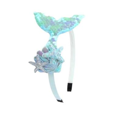 Imagem de Tiara De Princesa Sereia Da Disney Para Meninas, Acessório Fofo Para F