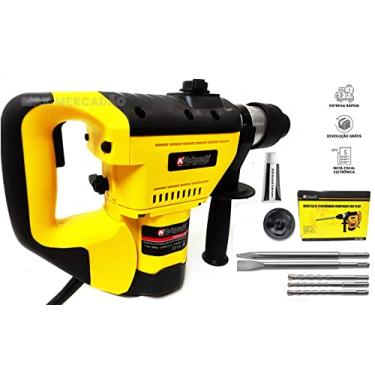 Imagem de Martelete Perfurador Rompedor E Furadeira 7kg Profissional Maleta 1550w (220V)