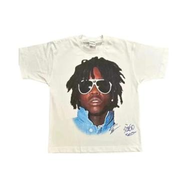 Imagem de Camiseta Unissex Oversized Y2K Vintage Harajuku Retro Goth Hip-hop De 