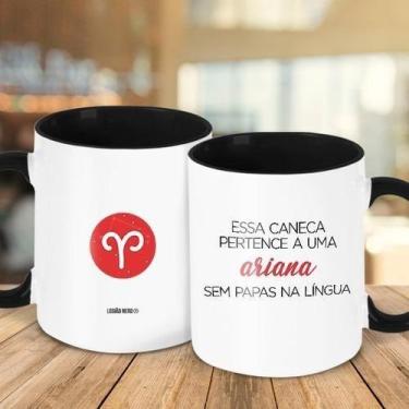 Imagem de Caneca Decorativa - Pertence Uma Ariana Papas Na Língua - Legiao Nerd