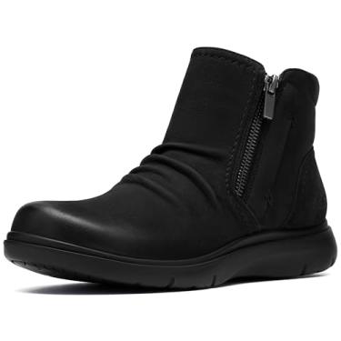 Imagem de Clarks Bota feminina de cano curto Certina Ruby, Couro preto, 39