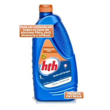 Imagem de Elevador de Ph Para Piscina Hth Líquido Ph Mais Tratamento 1 Litro
