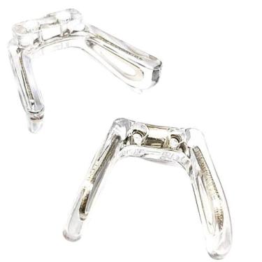 Imagem de 10 Ponte Plaqueta Peça Reposição Nariz Anatômica Silicone óculos grau 