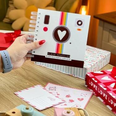 Imagem de Mini álbum para colar fotos (camêra)