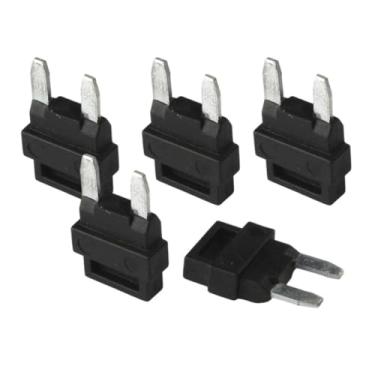 Imagem de Mqetly Carro Veículo Automotivo Ar Condicionado AC Termo Relé Fusível Limitador, 5 peças Preto