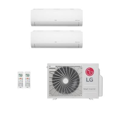 Imagem de Ar-Condicionado Multi Split Inverter LG 30.000 (1x Evap HW 7.000 + 1x Evap HW 24.000) Só Frio 220V								