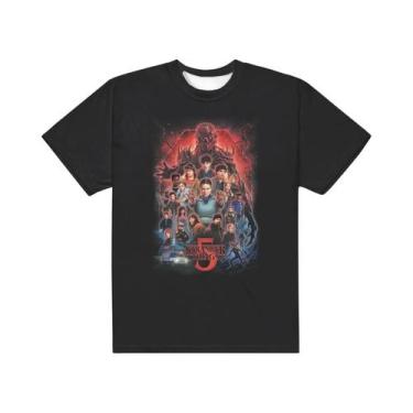 Imagem de Camiseta Casual De Manga Curta Com Estampa 3D De Demônio Hellfire Para