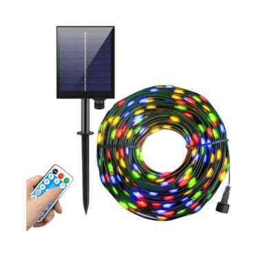 Imagem de Luz Solar LED Verde Para Jardim, Luzes De Fada Para Exteriores, 10 20 