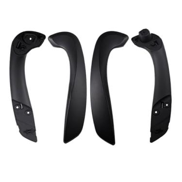 Imagem de Interior Do Carro Frente Esquerda Direita Maçaneta Da Porta Interna Com Capa Compatível Com Renault Megane 3 Iii Fluence 2008-2016 809600015r 197012651(4PCS)