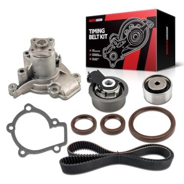 Imagem de Torchbeam Kit de correia dentada com bomba de água, compatível com Hyundai Elantra 2007-2010 e Kia Spectra 2007-2009, compatível com (ver descrição)