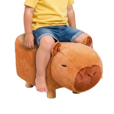 Imagem de Banquinho Infantil - Cadeira Confortável Com Rodas Giratórias Silenciosas - Banquinho Pé de Desenho Animado,para Meninos e Meninas Banco de Entrada Sofá Pé Assento Sala de Estar Casa