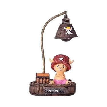 Imagem de Luminária LED 3D Luffy Para Decoração De Mesa De Estudo E Escritório, 