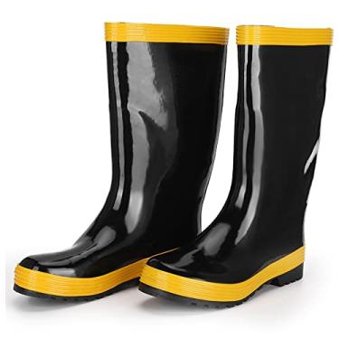 Imagem de Dioche Botas de Resgate de Combate a Incêndio Calçados de Segurança de Borracha Antiderrapante Com Placa de Aço à Prova de Punção à Prova de água Tensão Anti-base para Bombeiros (44)