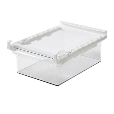 Imagem de Organizador da gaveta da geladeira Clear Pet Fridge Pull Out Shelft Storage Storage Bin for Eggs Fruits Legumes Drinks Organização da cozinha